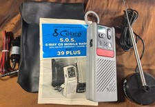 COBRA Model 39Plus 40Ch S.O.S. Emergency CB Radio W/ Bag, Power, Manual,Antenna 