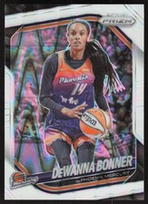 2025 Panini Prizm WNBA #32 DeWanna Bonner White Seismic Prizms