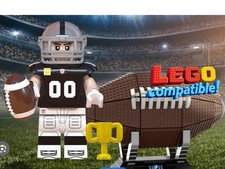 NEW LAS VEGAS RAIDERS MINIFIGURE NFL Football MINI FIGURES FIGURE LEGO 🏈HELMET