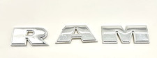 2009-2018 Dodge Ram 1500 2500 3500 Emblem Logo Symbol Badge Letters Chrome Oem 2009-2018 Dodge Ram 1500 2500 3500 Emblem Logo Symbol Badge Letters Chrome Oem