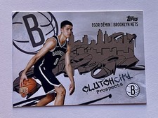 2025-26 Topps Flagship Basketball Clutch city Egor Demin #CC-8 nets RC