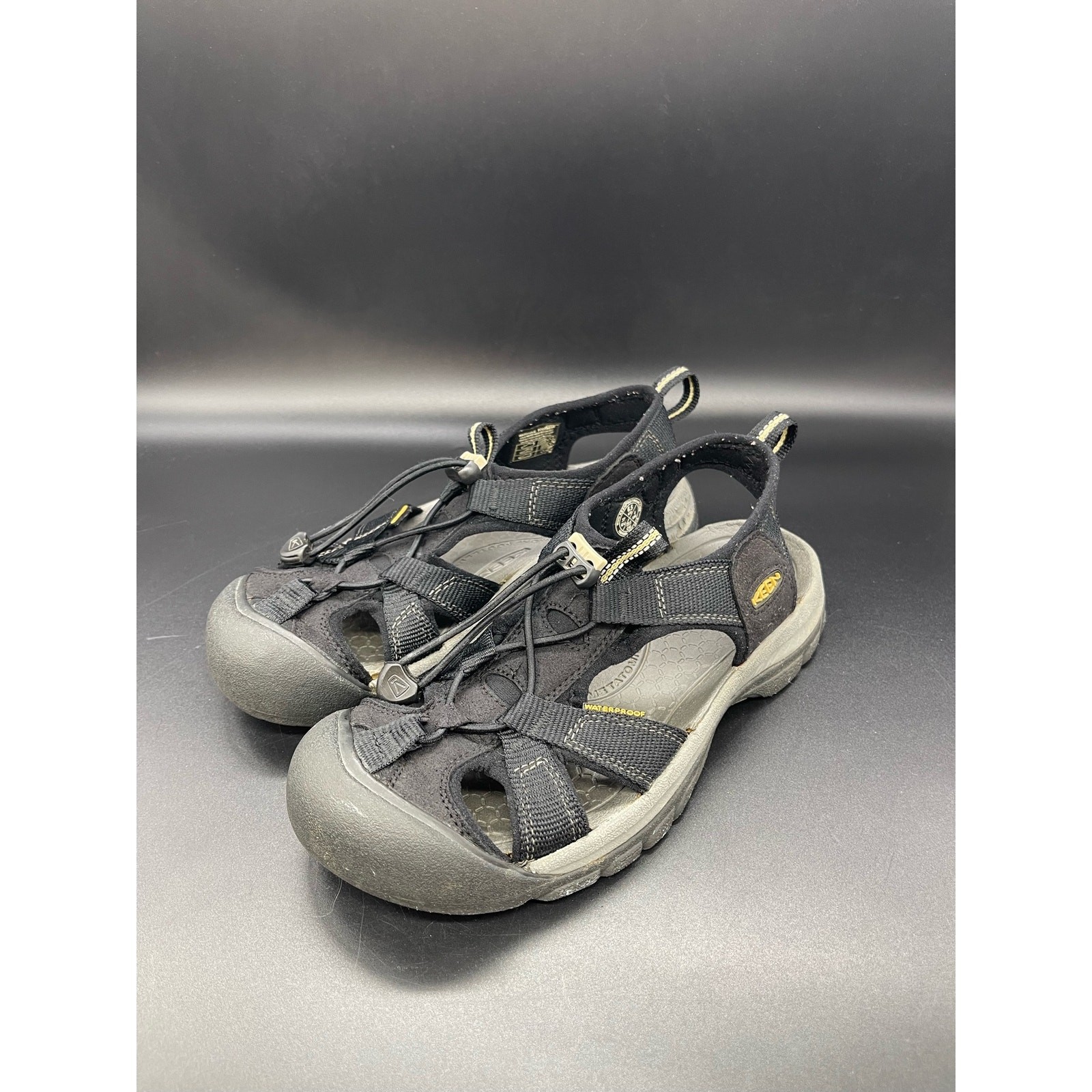 Sandali da trekking Keen donna Venezia neri impermeabili taglia 6 5