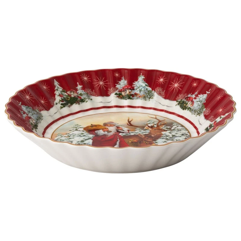Ciotola Coppa Grande Natale Regali Babbo Natale Villeroy & Boch Toy's Fantasy
