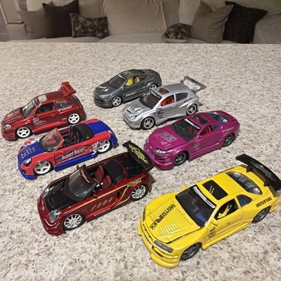 Muscle Machines Tuners Jada Toys Mix 7 Diecast Cars 1:64 Brand New