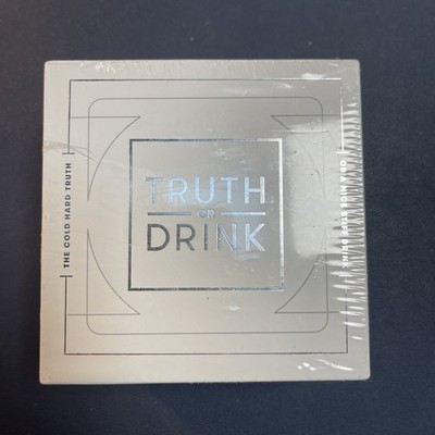Truth or Drink Waterproof Fun Drinking Card Game BRAND NEW Open Box