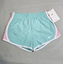 NIKE Girls Size 6X Large DRI-FIT Lined Running Shorts, Tropical Twist Color