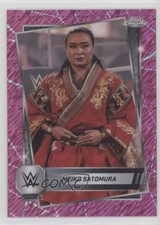 2025 Topps Chrome WWE Pink Shimmer Refractor Meiko Satomura #121 v1x