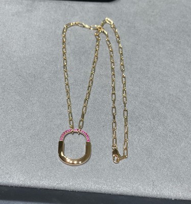 Tiffany Diamond Lock Necklace