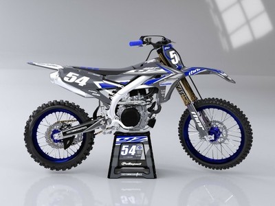 CustomMX: Grafik Kit passend für alle Yamaha YZ YZF WR WRF Modelle 85 12 250 450 426