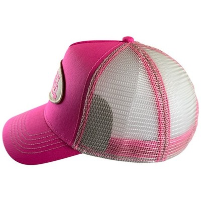 Von Dutch Mesh Snapback Trucker Hat (HOT PINK) One Size  display picture 1