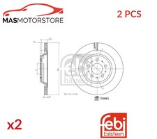 BREMSSCHEIBEN SATZ PAAR HINTEN FEBI BILSTEIN 176865 2PCS P FÜR TESLA MODEL 3