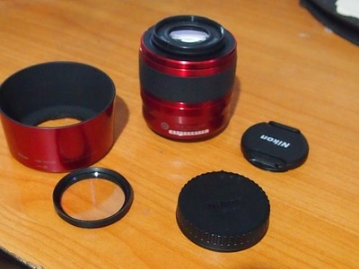 Nikon 1 Nikkor 30-110mm VR Zoom Lens for J1 2 3 4 5 S1 S2 digital camera RED