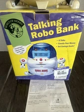 Vintage 80s Summit Financial Product Talking Robo Bank Robot