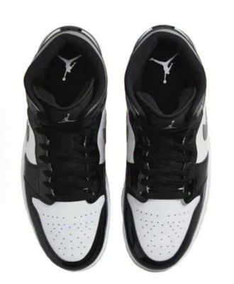 その他 Air Jordan 1 Retro High OG 9.5 Jordan 1 Mid SE. Patent Black White Metallic Silver Gold. SIZE 9.5