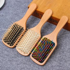 Massage Comb Wooden Air Cushion Anti-static Hairdressing Comb Scalp Massage Larg