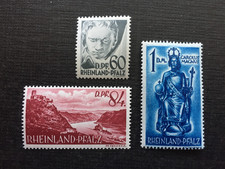 Alliierte Besetz.  Franz. Zone - 1948  /  Mi.Nr. 27-29   postfrisch