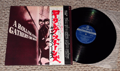 Rolling Stones lp A Rolling Stone Gathers No Moss 1977 Japan w/ OBI NM