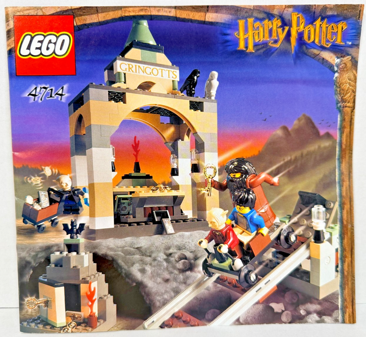 LEGO (4714) Harry Potter: Gringotts Bank - 100% Complete w/ Box 