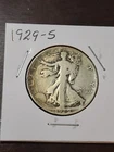 1929-S Liberty Walking Half Dollar (Free Shipping)