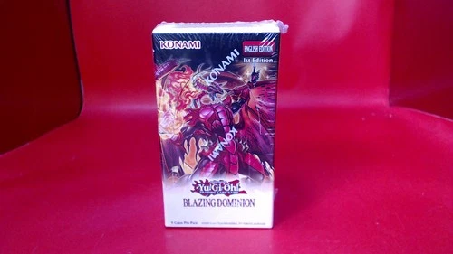 YuGiOh Blazing Dominion SEALED 1st Edition English Half Booster Box 18 Packs