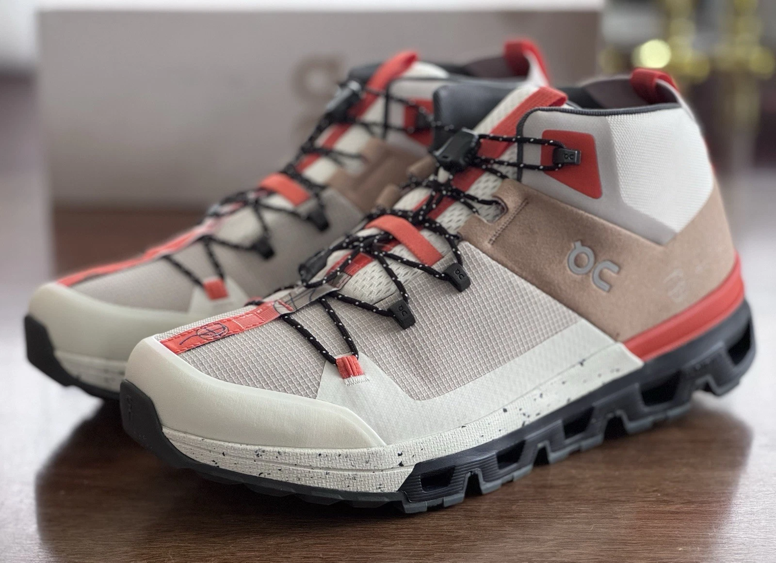 Men’s On Cloudtrax Trail Sneakers Chai Ivory 53-99056 New in Box Multiple Sizes