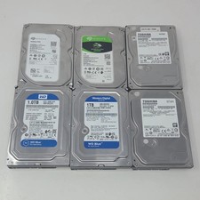 Lot 6 HDD Hard Drives Western Digital/Seagate/Toshiba 3.5" 1TB SATA III 6Gbps