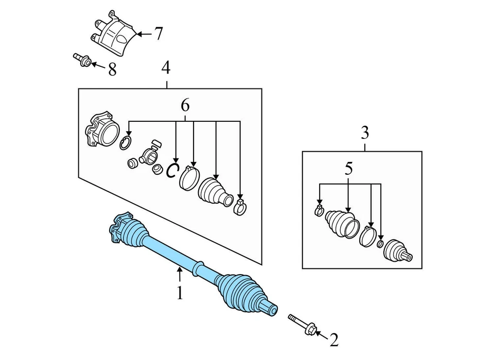 2013-2016 AUDI A4 ALLROAD 2.0L - REAR LEFT Fender Liner / Splash Guard - Изображение 4 из 4