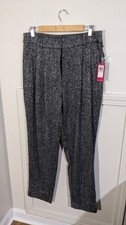 VINCE CAMUTO Women's Dress Pants  size 10 Rich Black Color NWT 