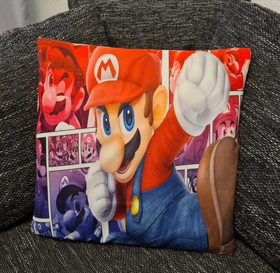 Super Mario Kissenbezug: Mario - 45cm x 45cm