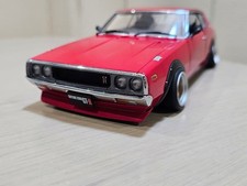 Kyosho 1/18 NISSAN SKYLINE 2000 GT-R KPGC110 Custom Red Model Car