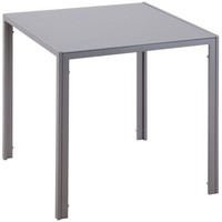 Esstisch Esszimmertisch Quadratischer KüChentisch FüR 4 Personen, Grau