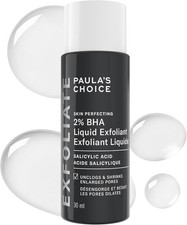 Skin Perfecting 2% BHA Liquid Salicylic Acid Exfoliant, Gentle Facial Exfoliator