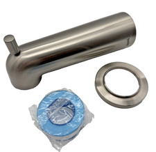 3839 3853 7in Tub Spout w Diverter Brushed Nickel Slip On