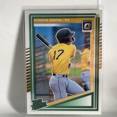 KONNOR GRIFFIN-OPTIC HOLO Rated Prospect- 2025 Donruss #123 Pittsburgh Pirates 