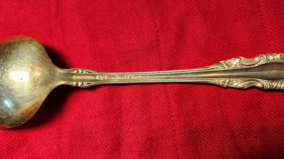 Reed Barton prata esterlina rosa georgiana 42 peças - Imagem 4 de 4