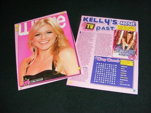 KELLY CLARKSON magazine clippings with POSTERS - Bild 20 von 24
