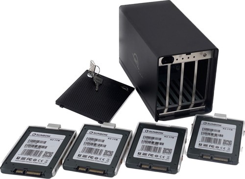 OWC 4TB ThunderBay 4 Mini 2.5" SSD Raid Enclosure Thunderbolt 3 + Peli Case - Picture 12 of 16
