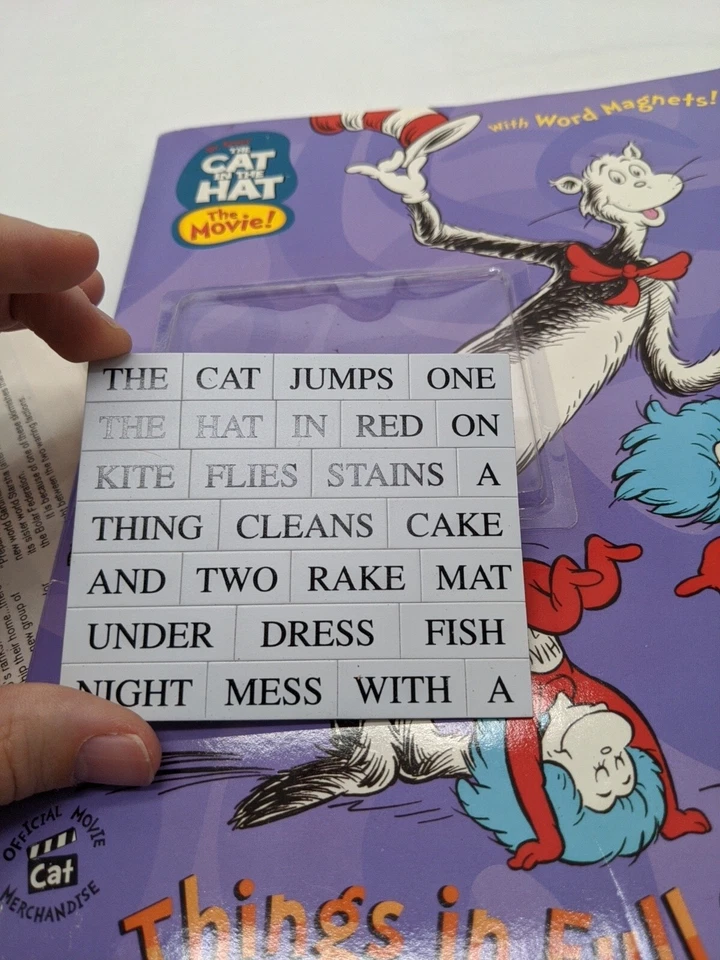 The Cat In The Hat Things In Full Swing Coloring Book With Magnets - Image 3 of 4