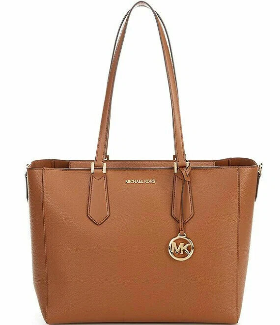 Michael Kors ☜UNBOXING☞ KENLY LARGE LOGO TOTE BAG / Pink / Brown 