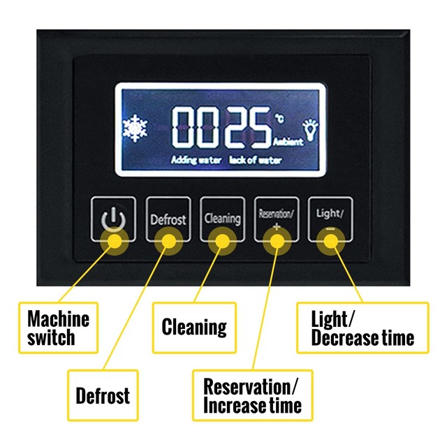 VEVOR SKFE150F 110V Commercial Ice Maker Silver for sale online eBay