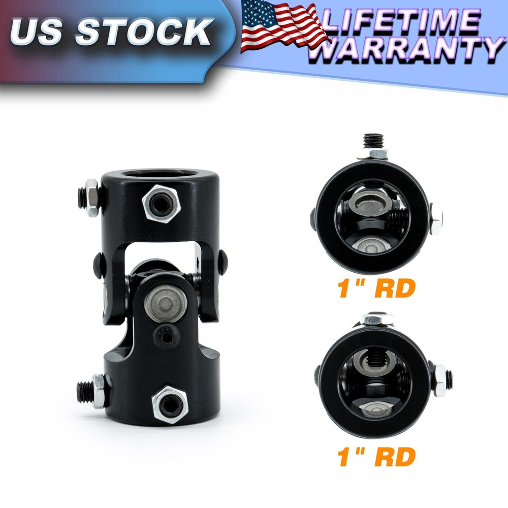 1" Round x 1" Round Steering Shaft Universal Coupling U Joint 1 Round to 1 Round