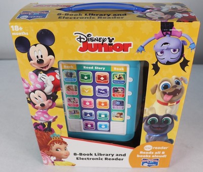 Disney Junior 8 Book Library and Electronic Reader New