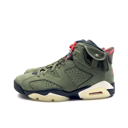 Nike Air Jordan 6 Retro Scott Travis Verde Militare Scarpe da ginnastica  Size: UK9 | eBay