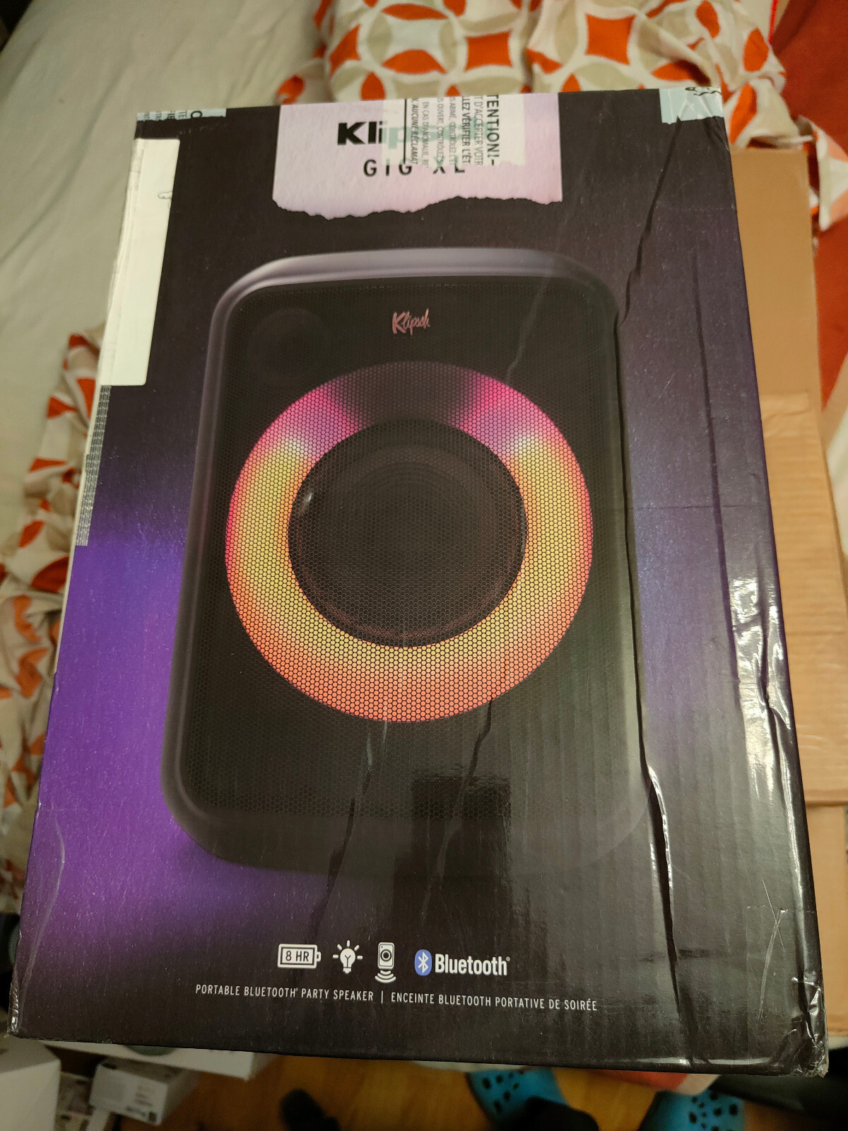 Enceinte Bluetooth portable sans fil Klipsch GIG XL haut-parleur extérieur étanche IPX4