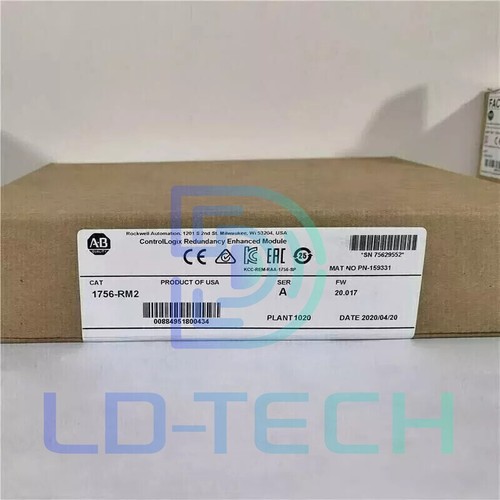 New Factory Sealed AB 1756-RM2 SER A ControlLogix Redundancy Enhanced Module