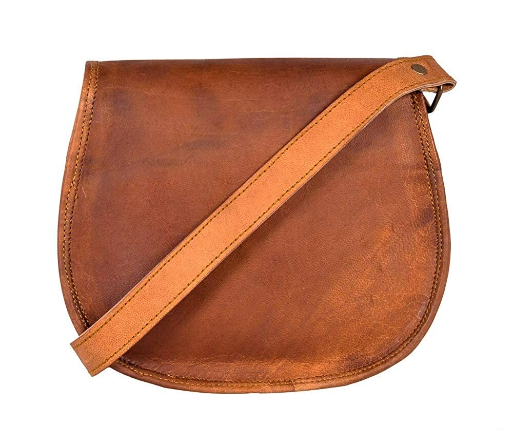 バッグ vintage leather hand bag 9