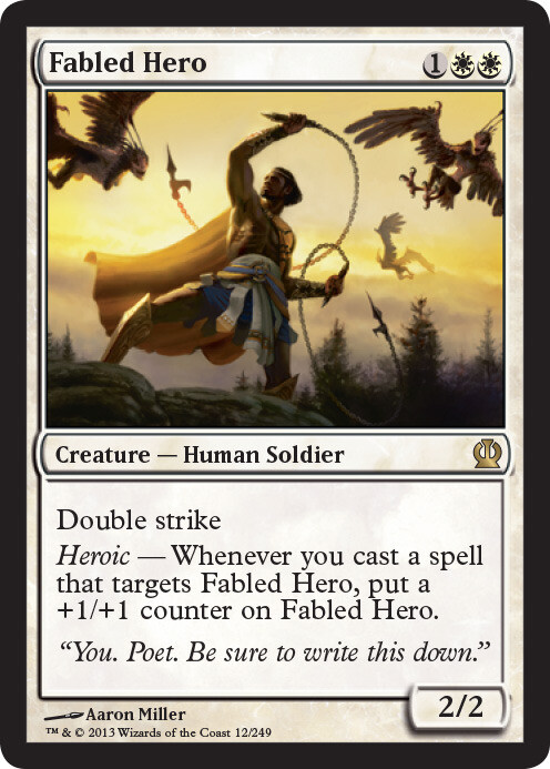 Fabled Hero ~ Near Mint Theros MTG Magic UltimateMTG White Card