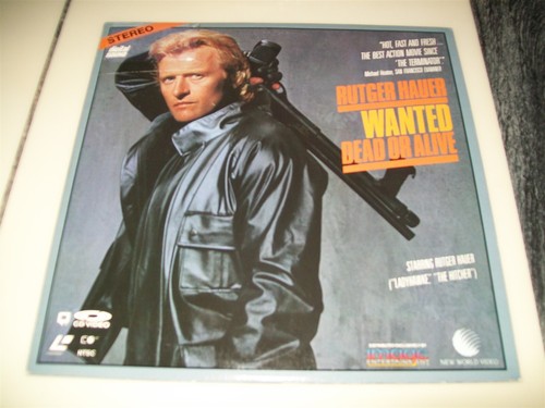 WANTED: DEAD OR ALIVE Laserdisc LD GOOD CONDITION VERY RARE RUTGER HAUER!