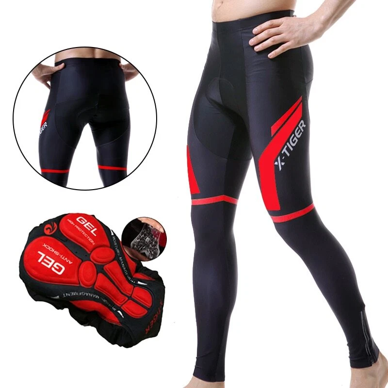 Men's Cycling Bike Pants 4D Padded Long Bicycle Compression Tights  Breathable Trousers : Amazon.in: Clothing & Accessories