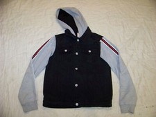 Boys wonder Nation Black Vest / Hoodie Sweatshirt - XXL 18